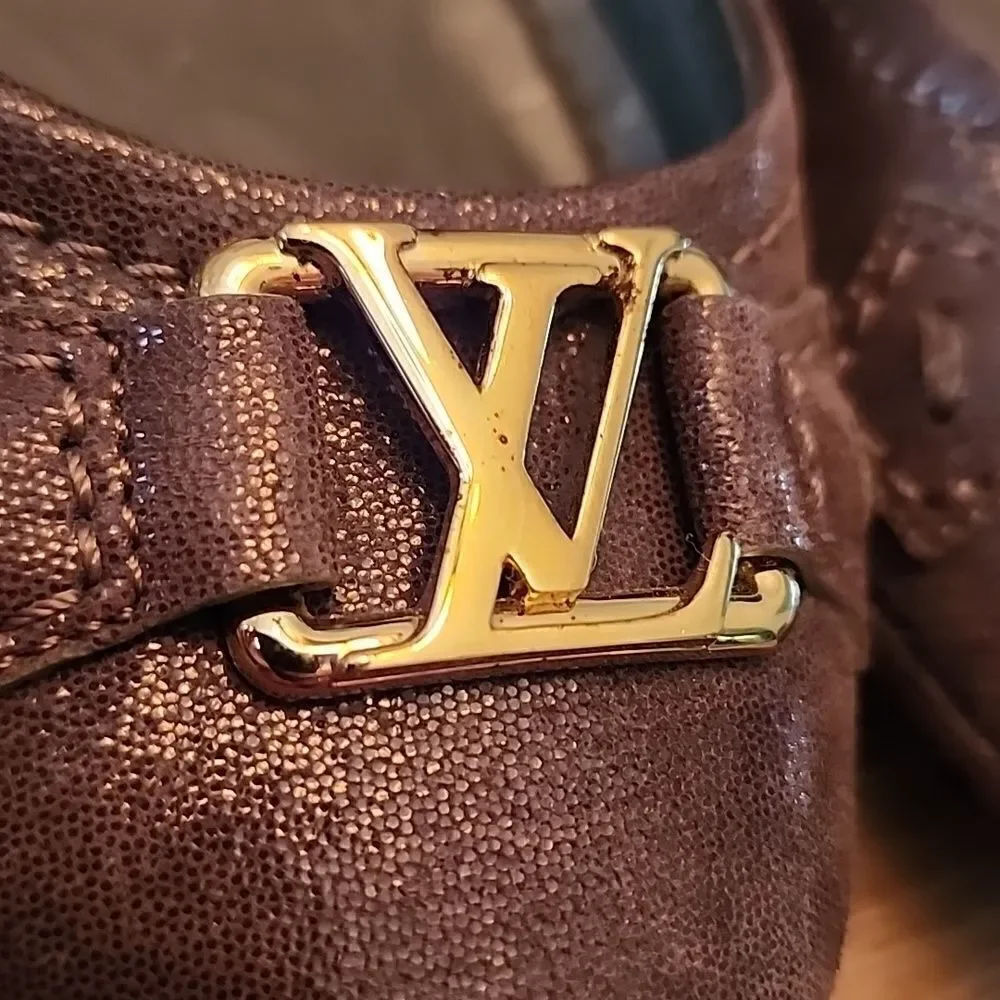 Authentic Louis Vuitton Brown Oxford Ballerina Flats Size 36